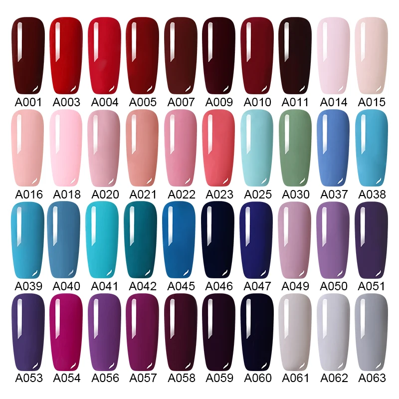 LEMOOC 229 ملصقات ملونة للأظافر هلام البولندية الوردي الأرجواني 8 مللي الوردي مسمار اللون الأشعة فوق البنفسجية هلام البولندية نقع قبالة طلاء الأ...