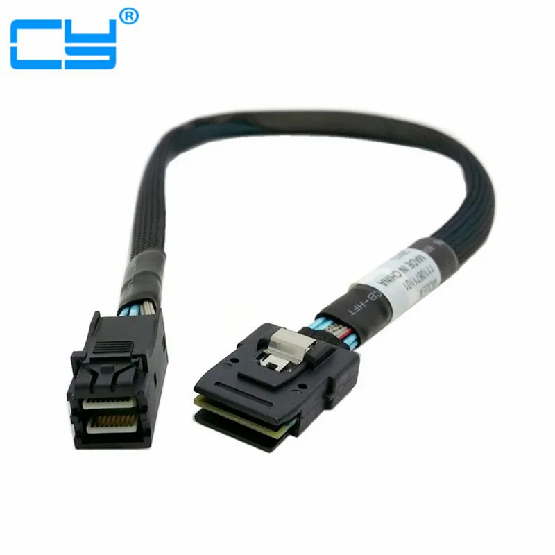 

Internal Mini SAS SFF-8087 to mini sas High Density HD SFF-8643 data Server hard disk raid Cable 50cm/100cm