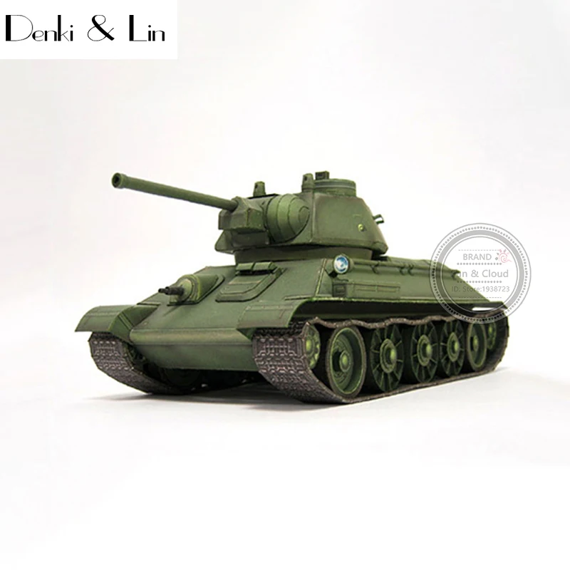 1:43, 3D, 14X6 см, советская Zis-44, на поле боя, скорая помощь, армейский грузовик, бумажная модель, Вторая мировая война, сборка, ручная работа, игра-головоломка