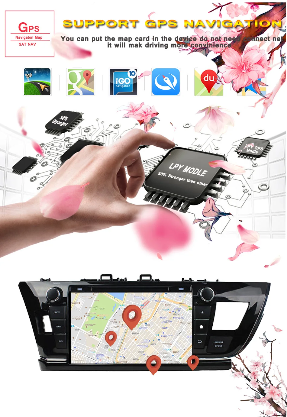 Clearance Octa Core 1024*600 Ram 4GB Android 9.0 car dvd for toyota corolla 2013 2014 2015 2016 car radio gps player head unit navigation 6