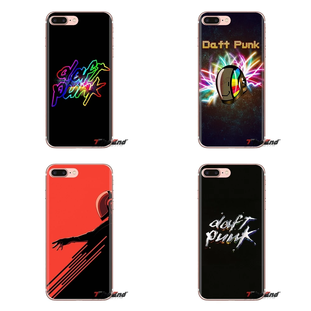Для Samsung Galaxy S3 S4 S5 Mini S6 S7 Edge S8 S9 S10 Plus Note 3 4 5 8 9 прозрачный мягкий чехол на шлем Daft Punk