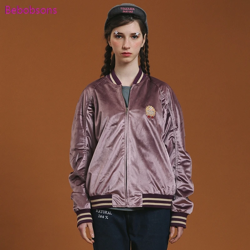 Vintage Women Autumn Casual Jackets Stand Collar Velvet Thick Basic