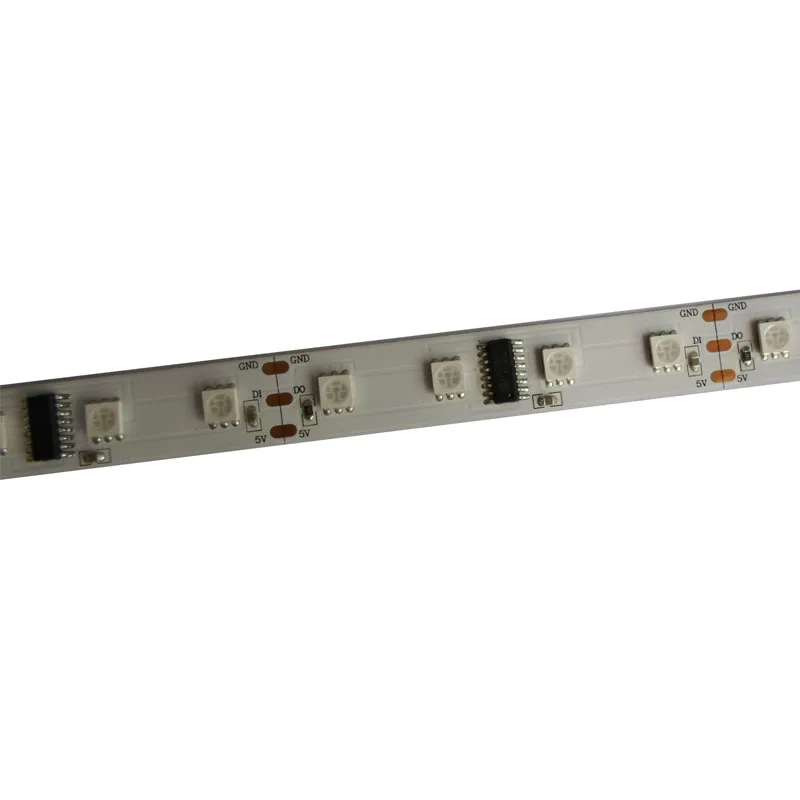 5mX Адресуемая DC5V вход UCS9812 5050SMD RGB цифровая светодиодная лента 56LED/m 14IC/m 65565 Greyscale