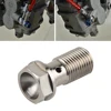 Titanium Ti Banjo Bolt M10 x 1.0 1.25 Pitch 25mm 30mm Thread For Brembo Single/Dual Brake Line ► Photo 2/6