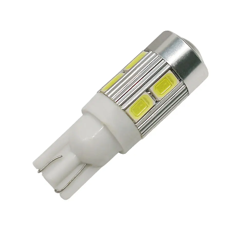 1 шт. светодиодный автомобильная светодиодная лампа T10 194 W5W 10 SMD 5730|signal lamp|light brakebrake