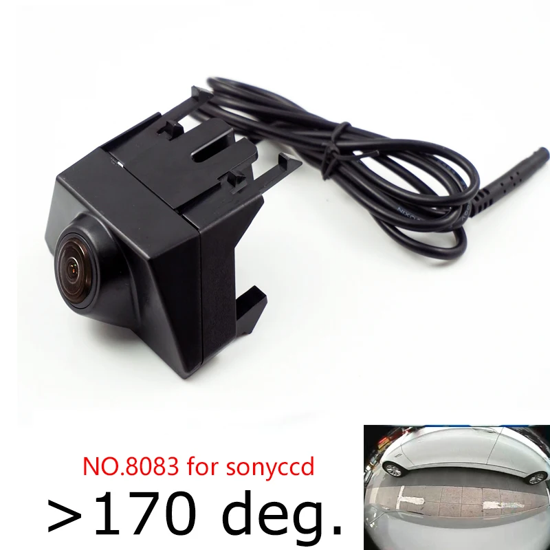 Appr.180deg CCD HD Автомобильная фронтальная камера для Toyota LAND CRUISER парковочная камера ночного видения Водонепроницаемая - Название цвета: 8083Sonyccd fisheye