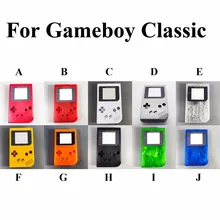 1 комплект 14 цветов на выбор для Gameboy Game Boy OEM консольный чехол Корпус с экраном и проводящей D-pad полные части