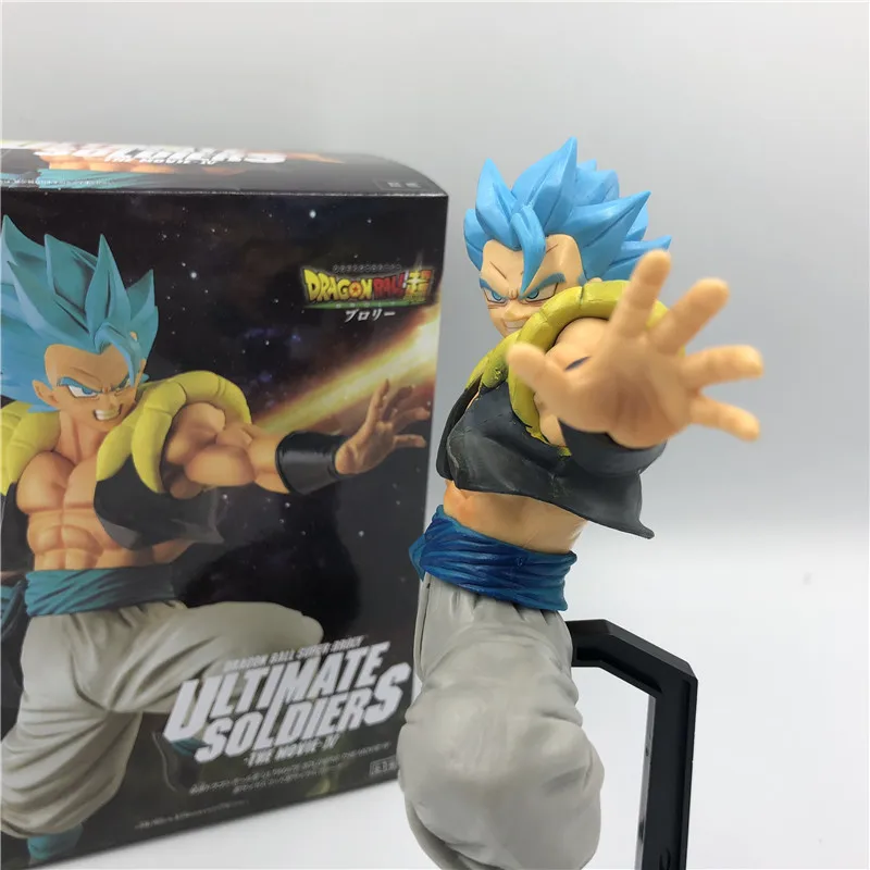 Dragon Ball Z темно-синяя Gogeta Goku Vegeta Ultimate Soldier Movie Ver. Против Супер броли битва ПВХ экшн-фигурка Драконий жемчуг зет 23 см