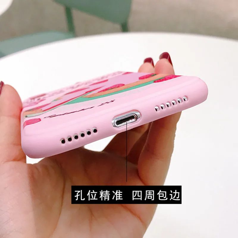 Милый чехол для телефона с аниме iPhone 8 7 6 6S Plus забавный силиконовый iphone XS X XR Сейлор