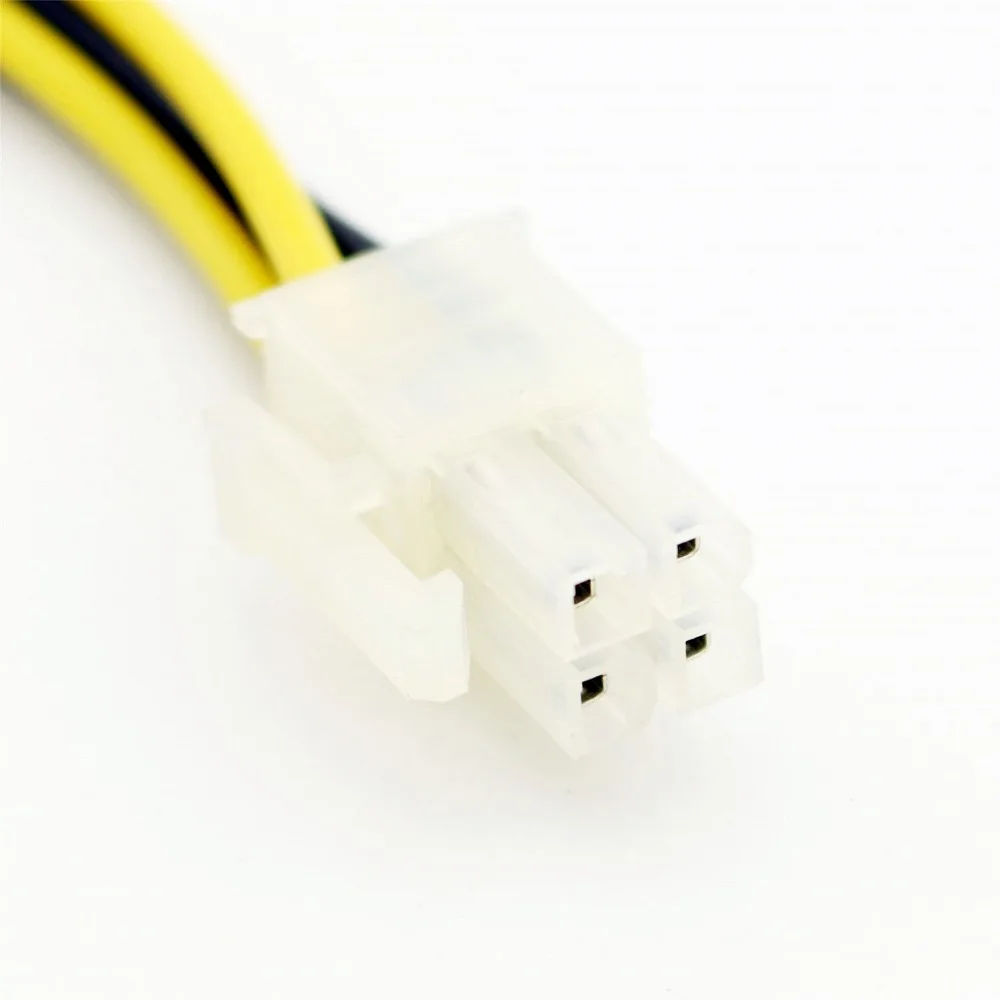 2 шт. ATX 4 Pin Female 12 В CPU PSU к двойному Male Molex Внутренний ПК адаптер питания