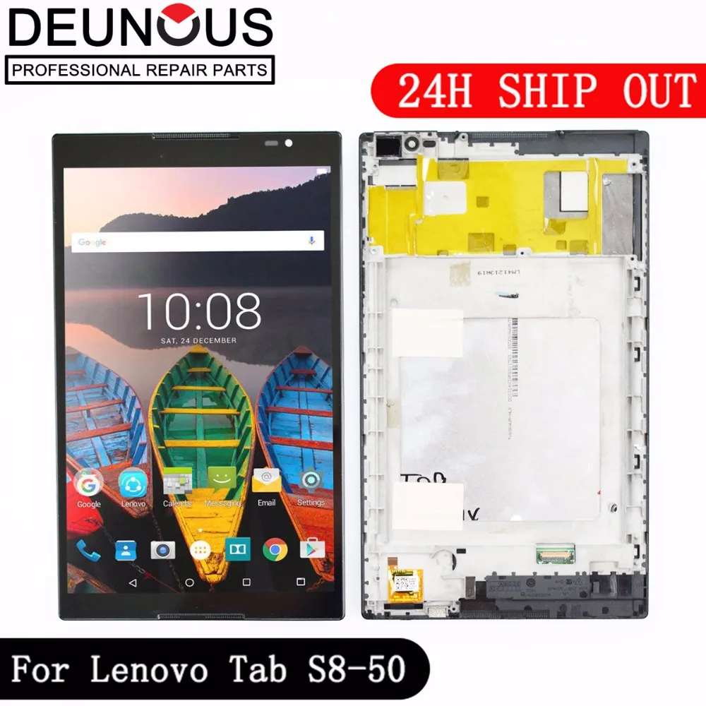 Новый 8 дюймовый жк дисплей с дигитайзером сенсорного экрана для Lenovo Tab рамкой в