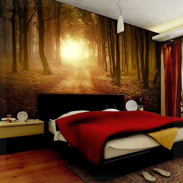 Meters mural non-woven wallpaper tv background wall light | Обустройство дома