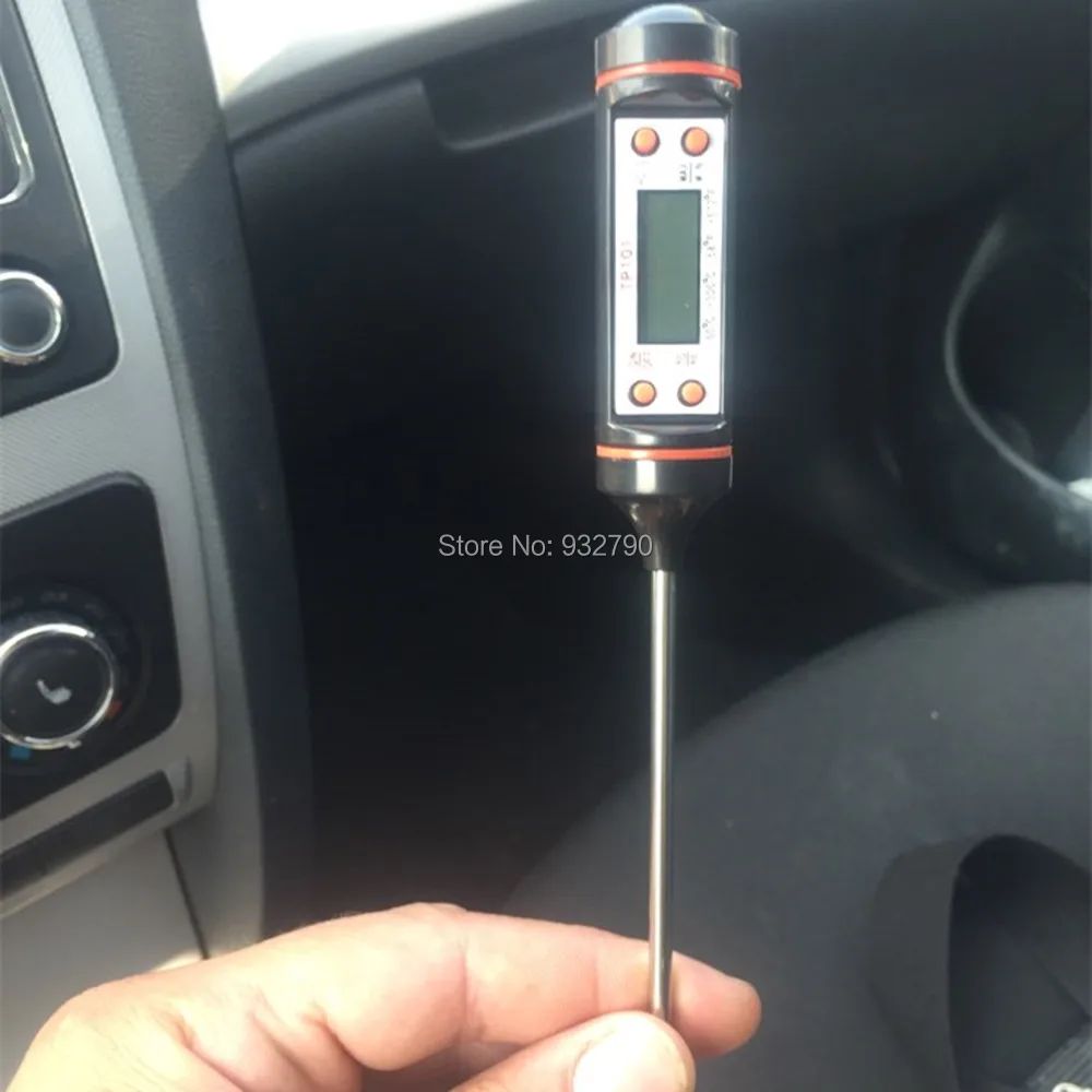 

Air Condition Digital Thermometer A/C Car Auto Air Conditioning Temperature Meter Tester On/Off Lcd Display Temp Sensor Detector