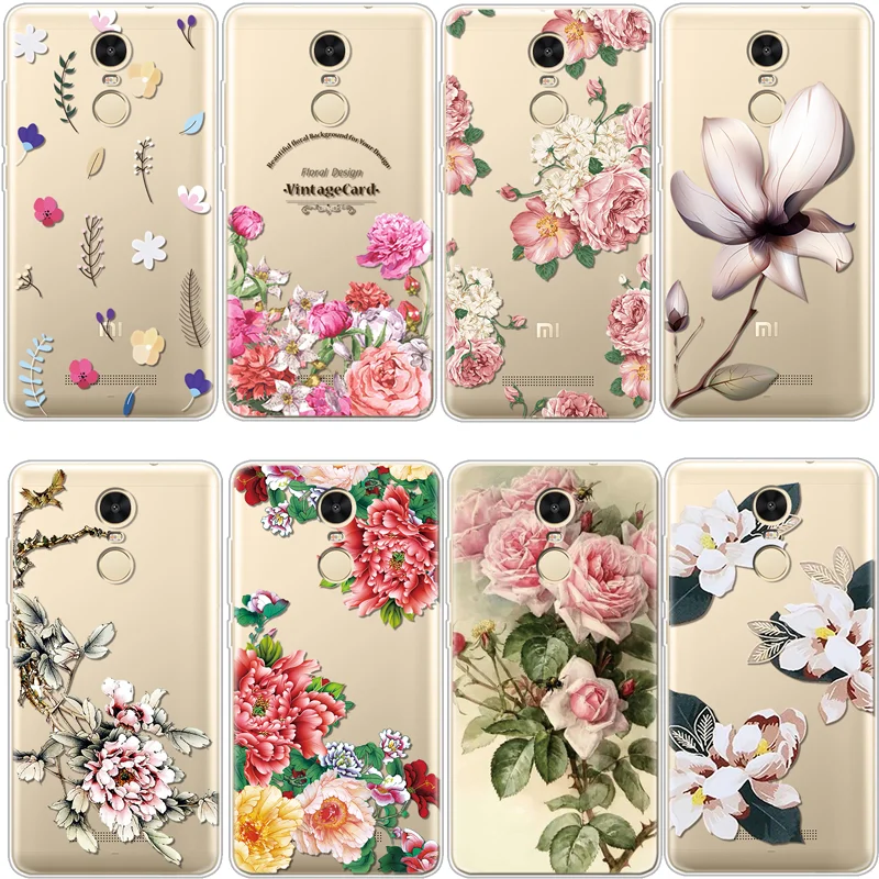 Hundreds Of Flowers For Xiaomi Redmi 3 4 4A 5 Plus 6Pro 6A Mi A1 A2 5X 