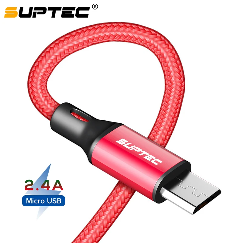 SUPTEC Micro USB кабель провод для быстрого заряда телефона зарядное устройство шнур для samsung S7 Xiaomi huawei Honor Tablet Android Microusb адаптер