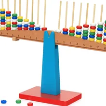 Новые Деревянные игрушки Монтессори детские игрушки арифметика баланс раннего образования Игрушечные лошадки детские подарки
