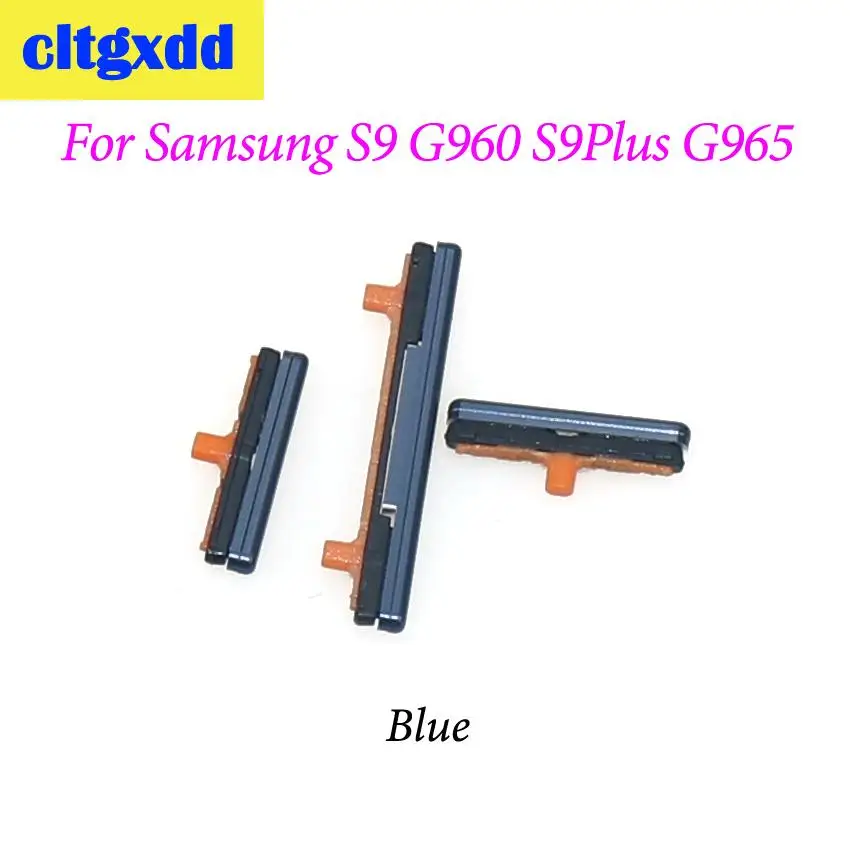 cltgxdd New Side Keys Power and Volume Buttons Replacement For Samsung Galaxy S9 G960 S9 Plus G965 Phone outside button