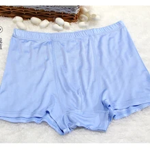 Мужской натурального шелка трусики, шелк, багажник из дышащего материала на платформе; средства ухода за кожей стоп Шорты 4 Проволока вязальная шелковая трусы-боксеры