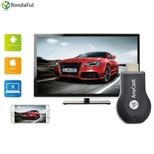 Горячий AnyCast tv Stick беспроводной ключ для DLNA Airplay tv Stick Push хром литой Wifi Дисплей приемник Мини ПК Мультимедийный проигрыватель на Android