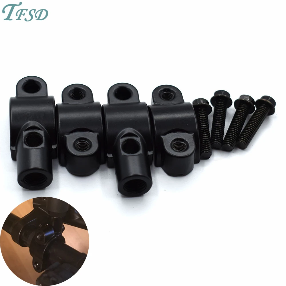 

Aluminum Universal Motorcycle motorbike Bike 7/8" Handlebar moto Rearview mirror Adapter 8mm / 10mm Thread For Kawasaki ZZR1100