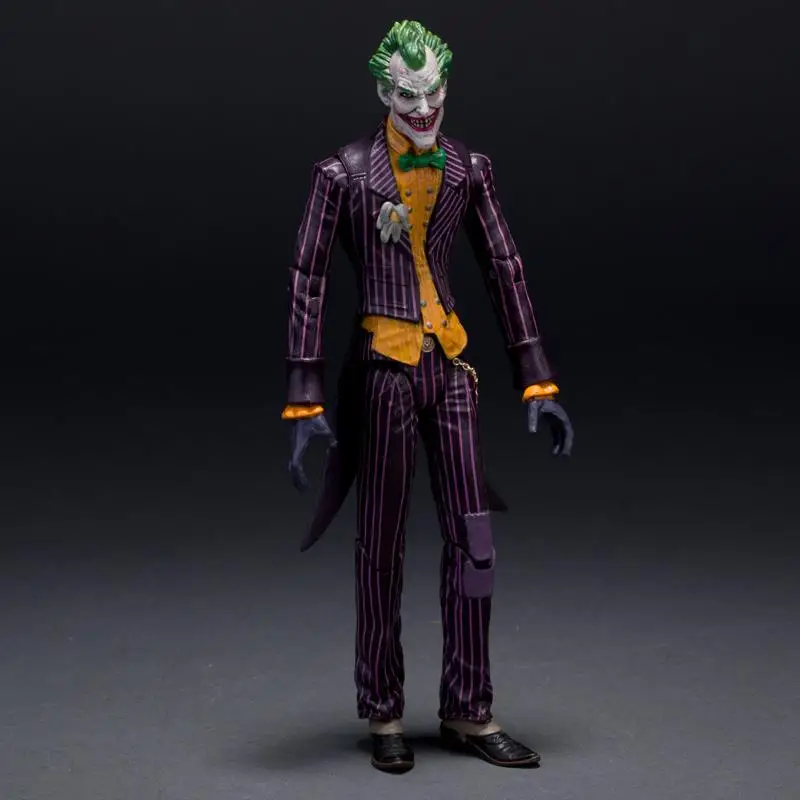 DC Бэтмен Джокер Arkham Origins ПВХ фигурка Коллекционная модель игрушки " 18 см - Цвет: A