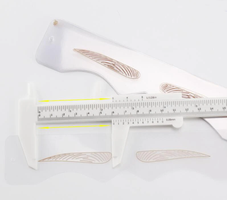 

Brand Microblading Accessories Eyebrow Ruler Accurate Measuring Vernier Caliper Permanent for Eyebrow Makeup Artist Tools Kit