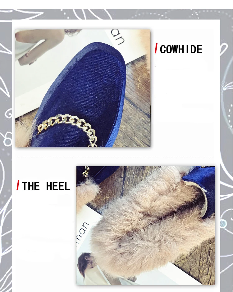 Роскошная дизайнерская обувь для женщин; меховые тапочки; женские шлепанцы; теплая зимняя меховая обувь; Уличная обувь; сезон осень; роскошные женские Тапочки