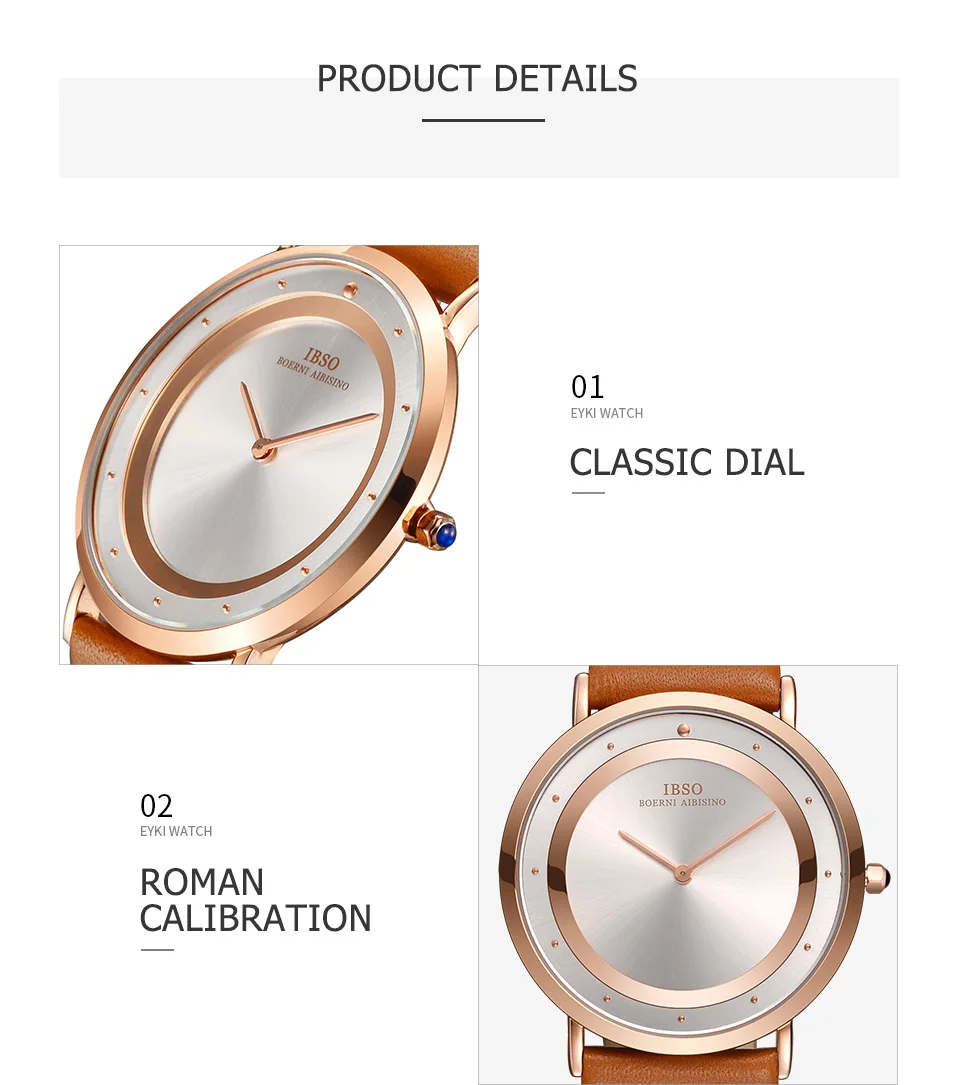 IBSO, черные мужские часы с кожаным ремешком, Топ бренд, Роскошные Кварцевые Мужские наручные часы, Relogio Masculino, подарок на день женщин#8269