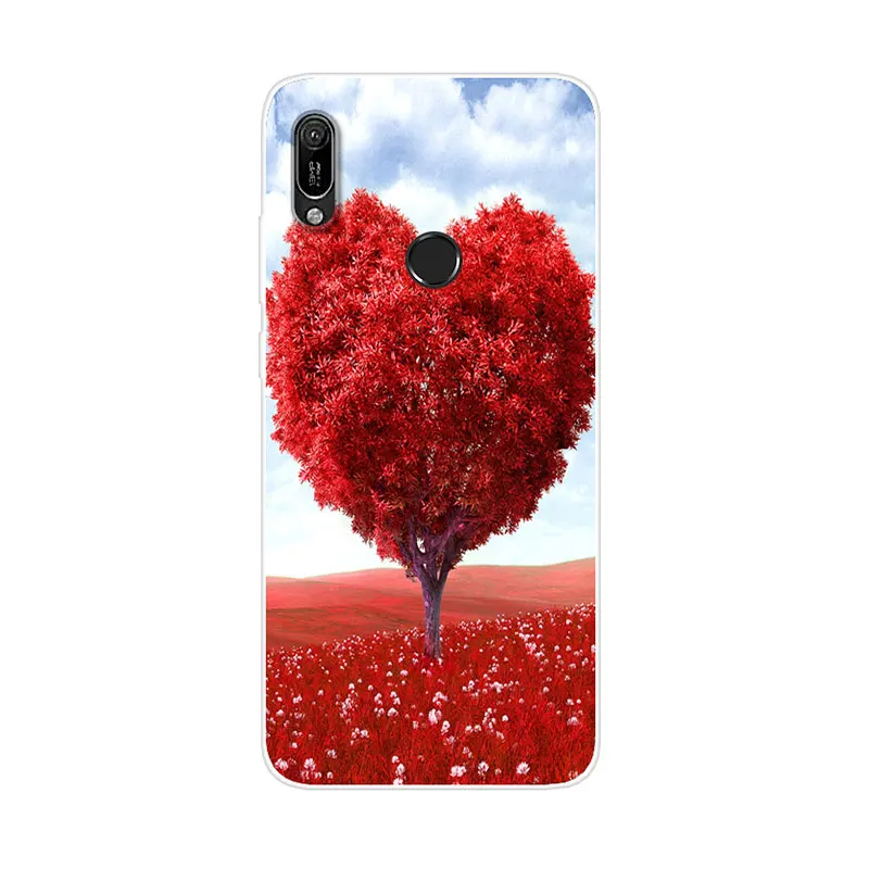 Чехол для Huawei Y6 2019 чехол силиконовый из ТПУ мягкий телефона тонкий 6 Prime