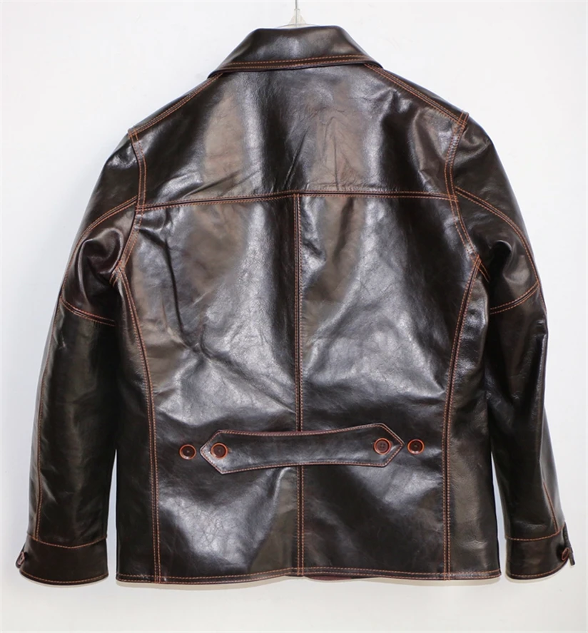 READ THE DESCRIPTION ! super quality men's genuine cow leather jacket