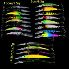 LY Fishing H-41-71-74 21pcs 21 Colors Fishing Lure Tackle Winter Fishing Accessories Lure Wobbler Spoon Jig Fly Set