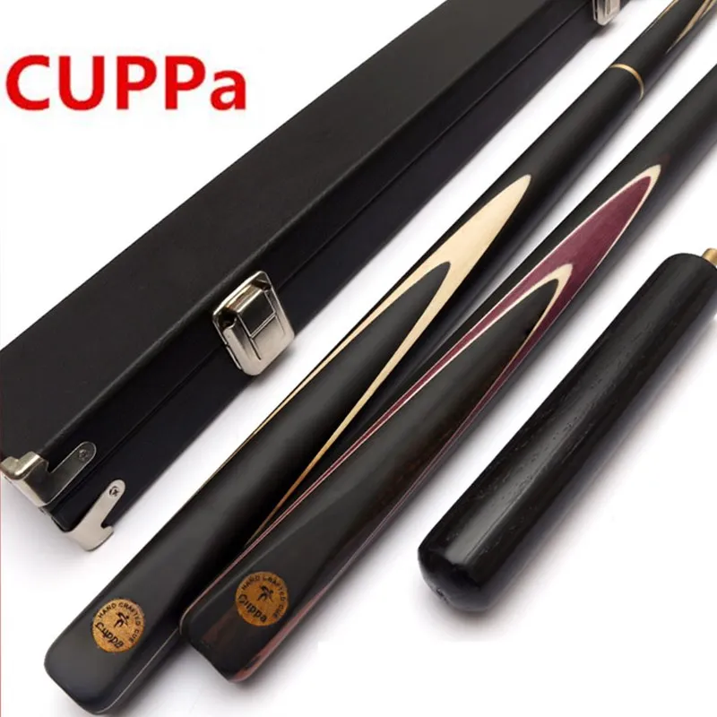 

CUPPa 2019 New 3/4 Snooker Cue 9.8mm/11.5mm Tip N16 Stick with Cue Case Set Extension 5A Maple Billiard Stick free shipping