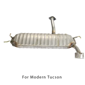 

1pcs Stainless Steel 409 Original Exhaust System Pipe For Modern Tucson Rear Muffler Replacement Auto tips