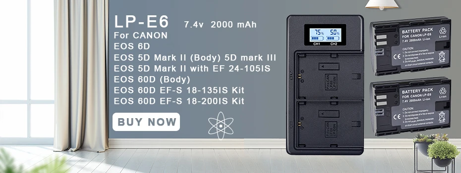 2 шт 1800mAh LP-E12 LP E12 LPE12 литий-ионная батарея+ ЖК-USB двойное зарядное устройство для Canon EOS M50 EOS M100 100D Kiss X7 Rebel SL1 камера