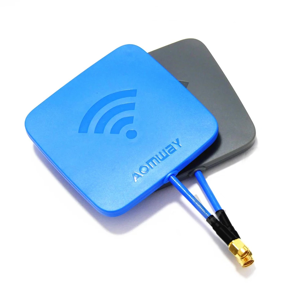 

Aomway 5.8GHz 14dBi Flat High Gain Antenna Directional Antenna SMA Or RP-SMA antenna for FPV Racer Drone Transmission Quadcopter