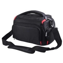 Dslr Camera Bag Case Shoulder Bag Waterproof Case For -Nikon Canon Pentax Olympus Cover Photography Photo Cases eirmai nylon shoulder triangle shoulder bag w rain cover for canon nikon pentax dslr