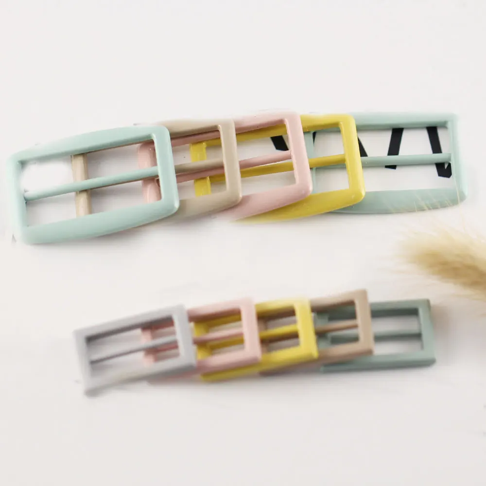 10pcs Spray Paint Metal Shoe Buckles Belt Buckles For Men/women/scarf