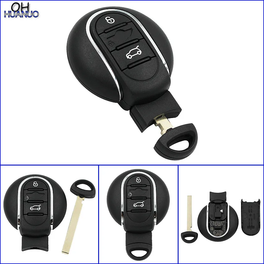 Remote Car Key Fob Smart keyless Entry 315MHz 433MHz for BMW MINI Cooper 2017 with insert key