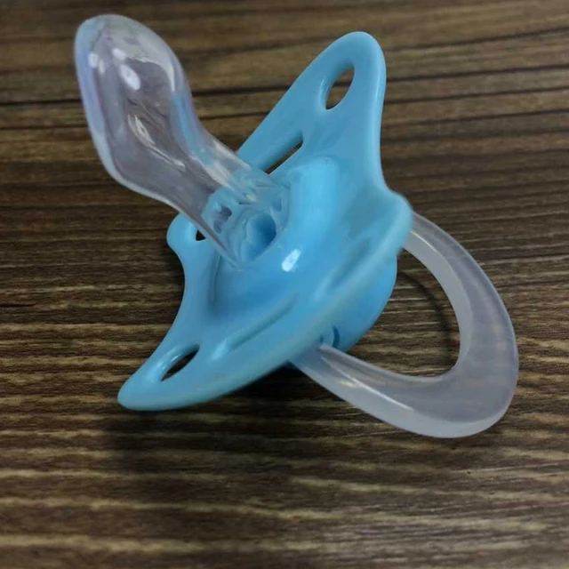 1PCS Baby Pacifier Safety Silicone Nipple Pacifier Teether Round Head
