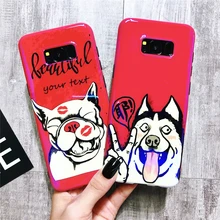 

Funny Cartoon Dogs Pattern Phone Case For Samsung Note S8 S9 Case For Samsung Note 8 Note 9 Soft TPU Back Cover Cute Cases