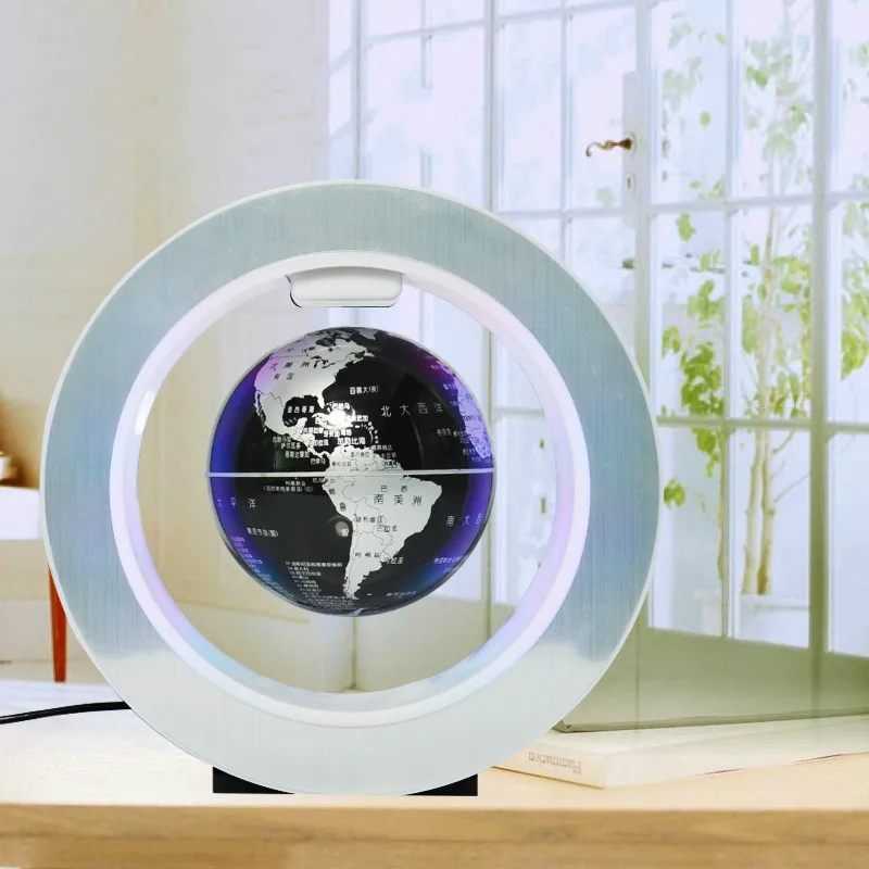 english-22cm-frame-world-map-novelty-magnetic-levitation-floating-globe-tellurion-with-led-light-home-decoration-office-ornament