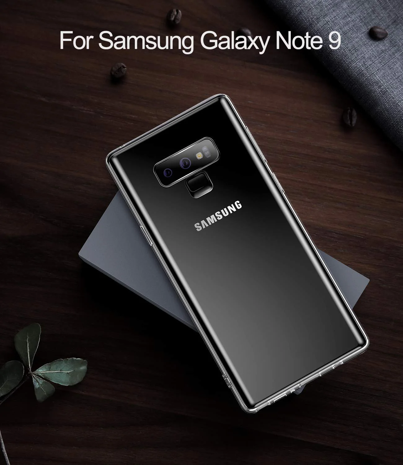 Кристальные бесцветные ультратонкие тонкие мягкие ТПУ чехлы для samsung Galaxy Note9 Note 9 на заднюю панель для телефона прозрачный гель GalaxyNote9