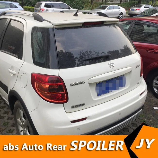 

For SUZUKI SX4 Crossove Spoiler 2008-2017 SX4 spoiler YYCK High Quality ABS Material Car Rear Wing Primer Color Rear Spoiler