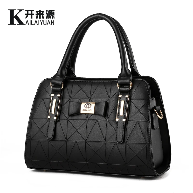 

Women bag 2019 new handbag bag geometric pattern rhombic female bag slung shoulder bag