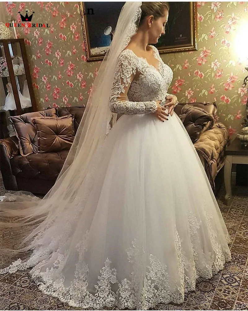 Robe De Mariee Лидер продаж 2020 бальное Пышное свадебное платье Vestidos Novias длиной до пола