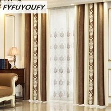 Europe Pashmina Embroidered Curtains For living Room/ Bedroom Blackout Curtains Window Treatment /drapes Home