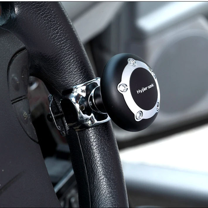 Buy Hypersonic Black Car Steering Wheel Knob Power