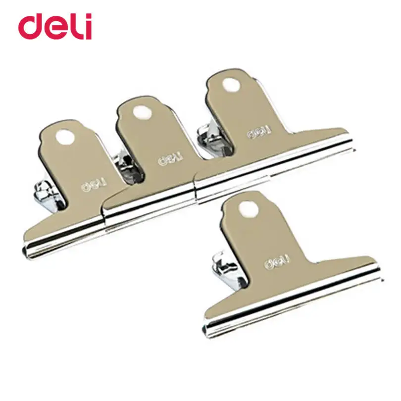 Зажимы для бумаги 30 мм 4 шт. в наборе|paper clip set|clip steelclip office |