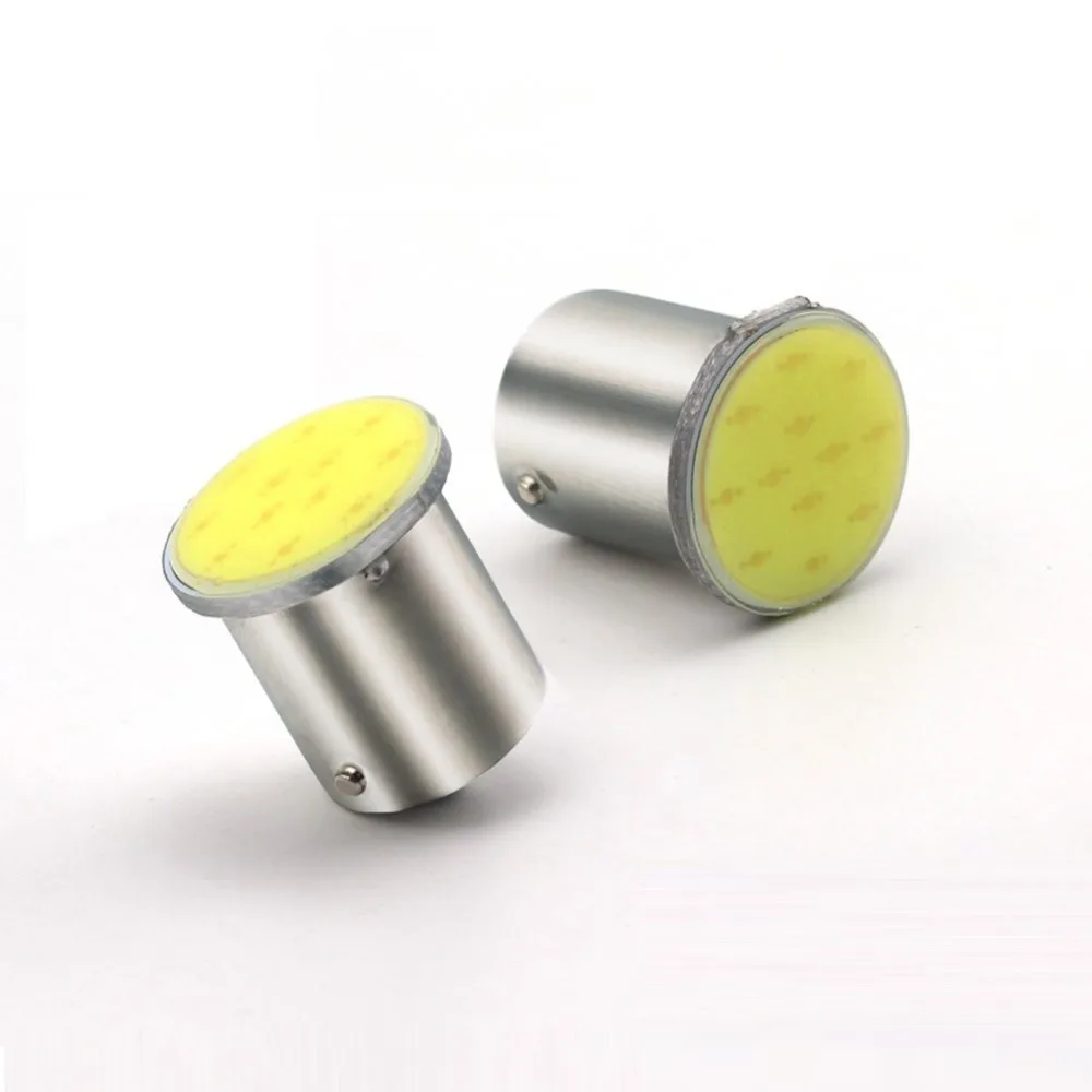 

10pcs S25 1156 1157 P21W P21/5W Ba15s Bay15d COB 12 LED Chip Car Auto Rear Reverse Parking Brake Turn Signal Light DC12V White