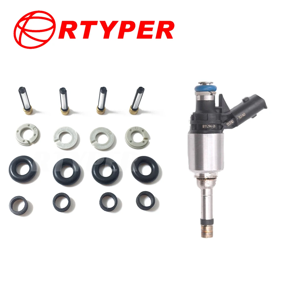 

Four Sets 0261500096 GDI Fuel Injector Repair Kits For 0261500074 Audi Passat CC GOLFE A3 A4 a5 1.8
